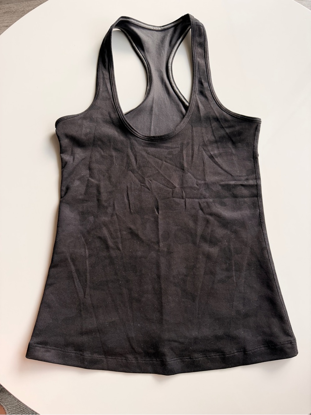 Lululemon Black Racerback Women's Tank Top - Camo size 4